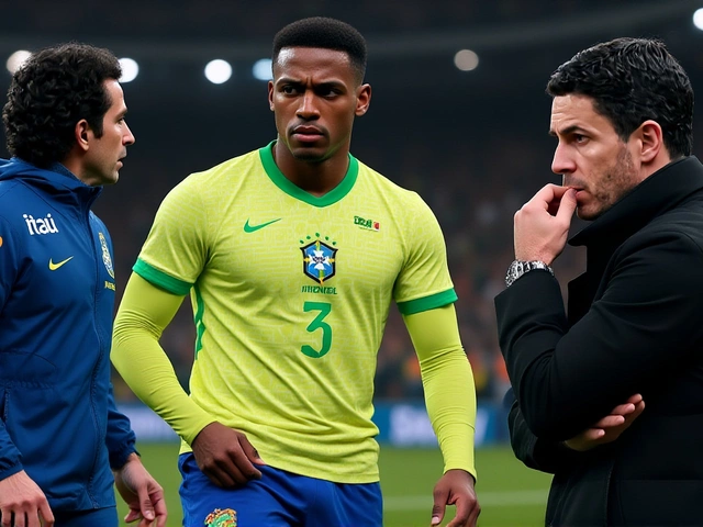 Arsenal's Gabriel Magalhães sidelined with suspected knee injury in Brazil friendly